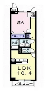 フェザーヒルⅡ【1階】の間取り