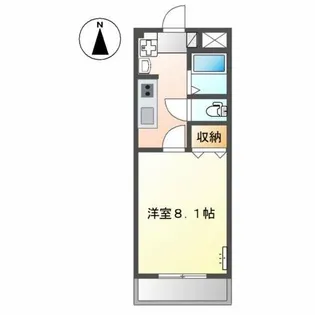 ビアンカあさひ【1階】の間取り