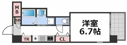 mosaique【7階】の間取り