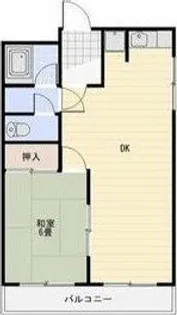加藤ハイツ【2階】の間取り