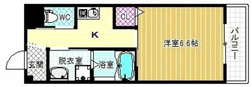 ヒルハイツ高鷲【1階】の間取り