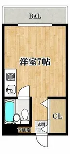 朋竹ハイツ【2階】の間取り