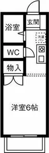 アネックス六軒屋【102号室】の間取り