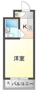 パークサイド末広【1階】の間取り