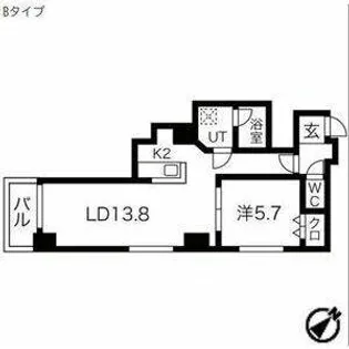 ドエル琴似【3階】の間取り