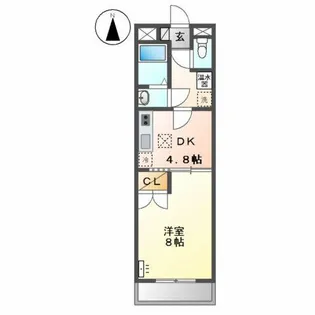 サンライト東条【1階】の間取り