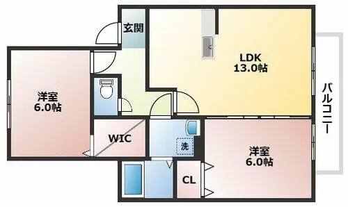 ヤマサハウス【1階】の間取り