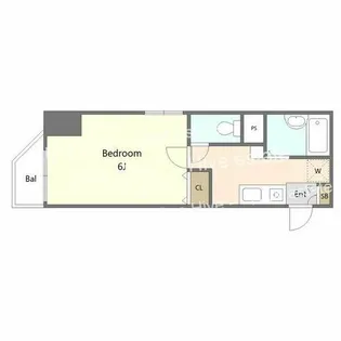 タウンコートパル【5階】の間取り