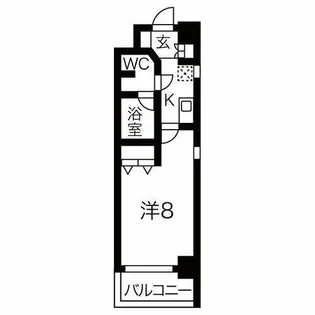 セイワソレイルコート【4階】の間取り