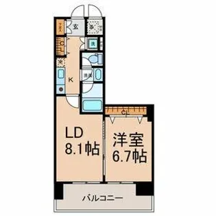 CASA+α名駅南【9階】の間取り