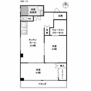 若葉ビル【6階】の間取り