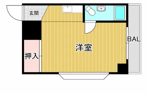 メゾン美也パートⅢ【405号室】の間取り