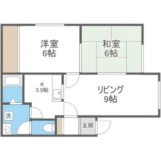 ユートリー元町【202号室】の間取り