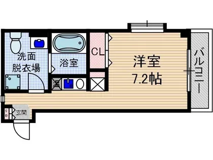 アビタ細川総持寺【5階】の間取り