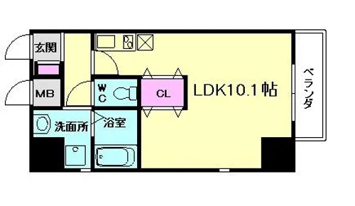 キセラ川西弐番館【201号室】の間取り