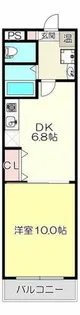 パーク巽東Ⅱ【3階】の間取り
