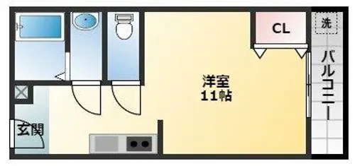 やまぐちビル【5階】の間取り
