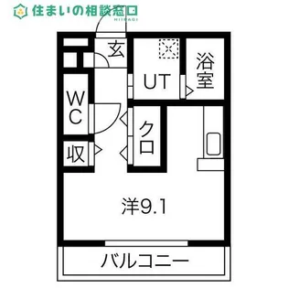 愛知県岡崎市井内町字上堤【マンション】の間取り
