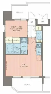 プレジオ都島北通【11階】の間取り