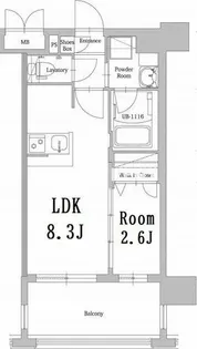 エンクレスト香椎セピア通り【5階】の間取り