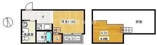ドリームウッズ箱崎Ⅷ【1階】の間取り
