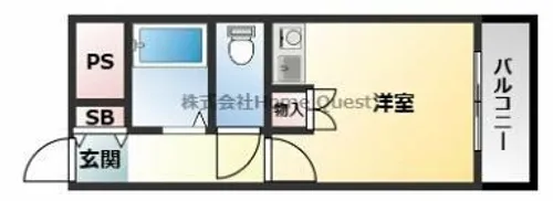 ハイネス小若江【306号室】の間取り