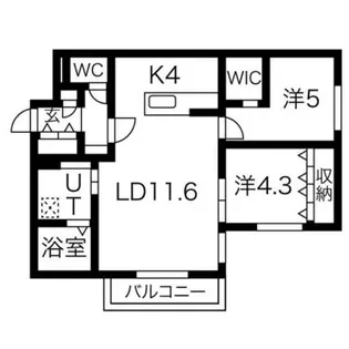 Crossbell524【1階】の間取り
