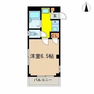 コーポ森【201号室】の間取り