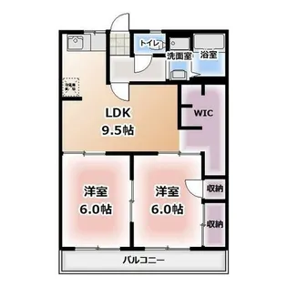 タウニー近江【102号室】の間取り