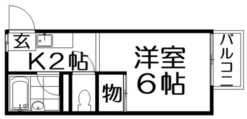 セフティー宮之阪【1階】の間取り