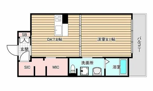 レユニール優【3階】の間取り