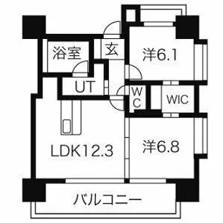 アーデン泉プレミア【5階】の間取り