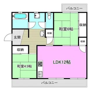 陽和台第4住宅4号棟【3階】の間取り