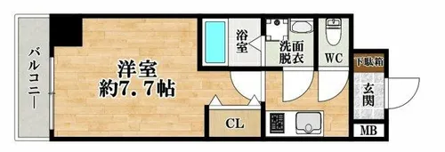 FREEDOM residence 松原上田Ⅰ【5階】の間取り