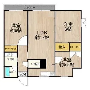 マンション・フォルツーナ【401号室】の間取り