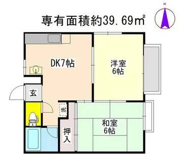 green village88【2階】の間取り