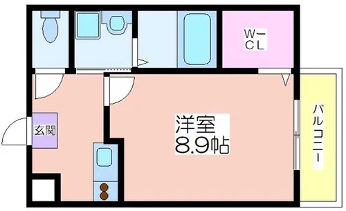 フジパレス山之内ノース【1階】の間取り