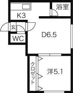 アクア・ガーデン【4階】の間取り