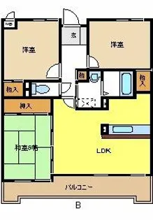 愛知県名古屋市緑区西神の倉1丁目【マンション】の間取り