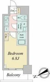 オーキッドレジデンス鶴舞(旧S-RESIDENCE鶴舞)【6階】の間取り