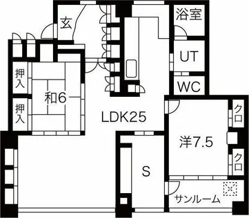 天池ビル【2階】の間取り