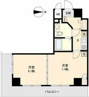 La Douceur新栄【10階】の間取り