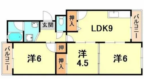 荒木マンション【102号室】の間取り