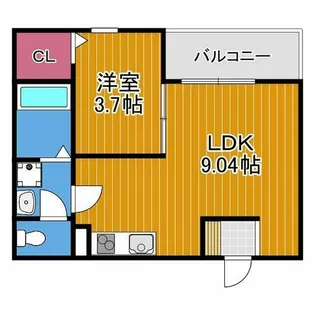 F+style藤井寺西古室【2階】の間取り