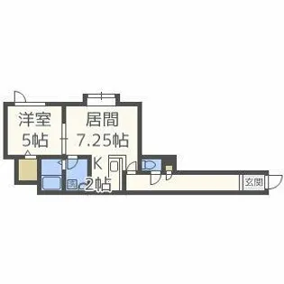 グランツリーベ篠路【3階】の間取り