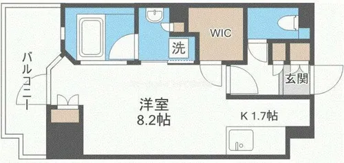 パークアクシスうつぼ公園【6階】の間取り