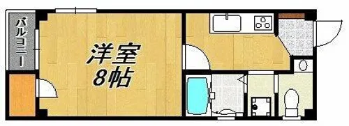 エストレーア呉服町【2階】の間取り