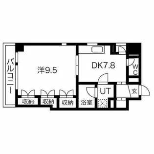 リバーパークヴィレッジ【3階】の間取り