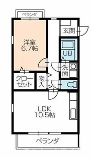 グランジール【3階】の間取り