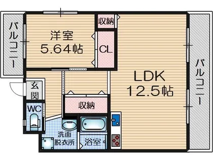 総持寺グリーンハイツ【3階】の間取り